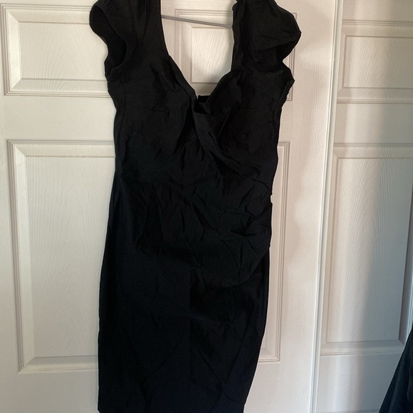 EUC black wiggle dress - Picture 2 of 5
